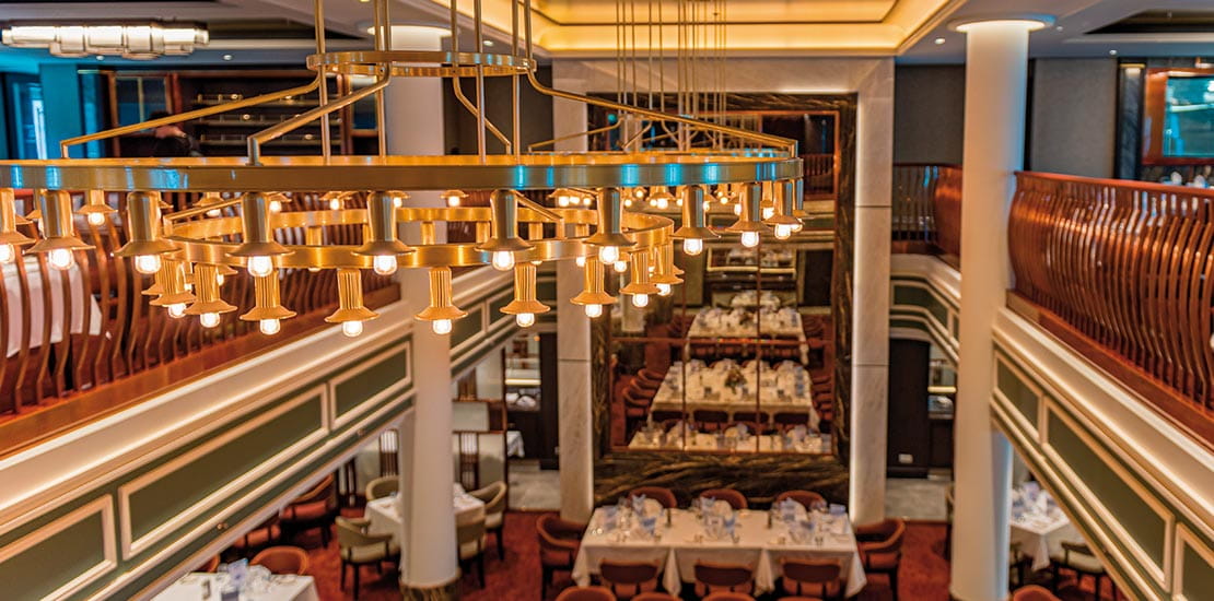 La Vie en Rose at The Club overlooks The Grand Dining Room